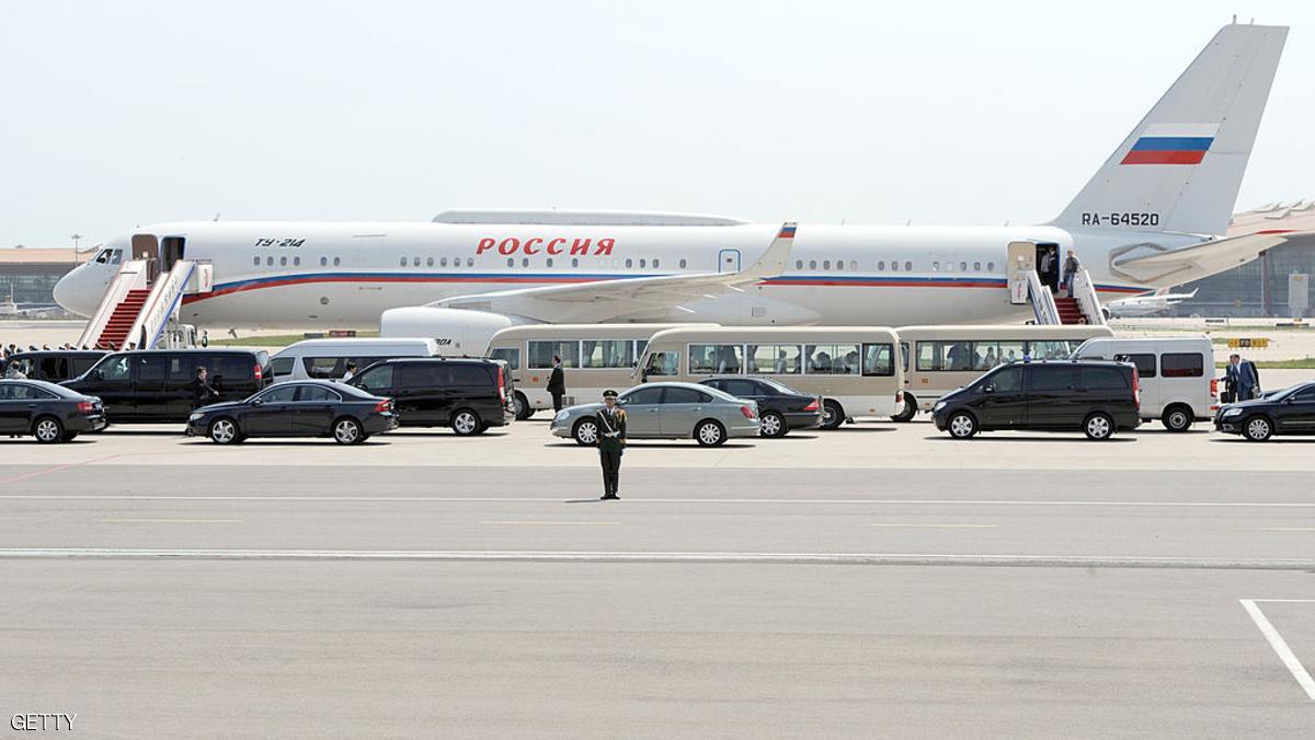 مقاتلات سويسرية تطارد طائرة فلاديمير بوتن الرئاسية