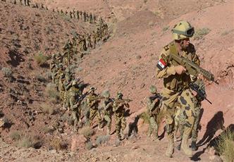 الجيش المصري يعلن مقتل 19 مسلحا في سيناء