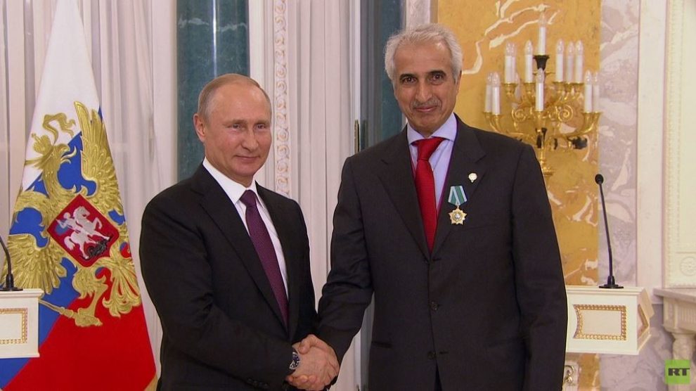 بوتين يقلد “بدر السعد” وسام الدولة الروسي