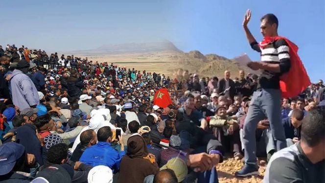 شاب مغربي يجمع آلاف الناس فوق جبل للبحث عن كنز سيغير وجه المنطقة للأبد!
