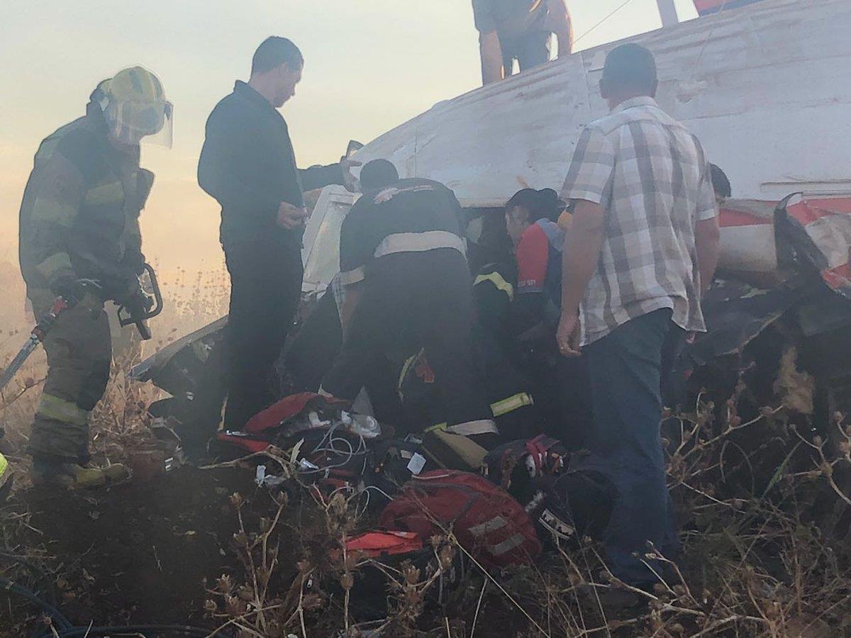 20 مصابا في تحطم طائرة بجنوب أفريقيا