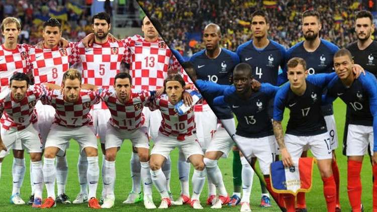 التشكيلة المتوقعة لـ  النهائي الكبير فرنسا كرواتيا