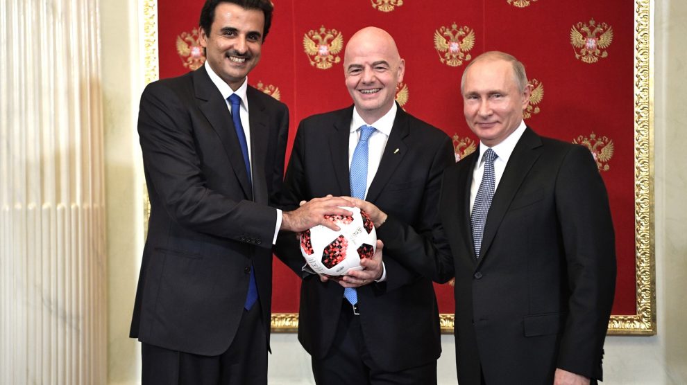 الرئيس الروسي: اثق بقدرة قطر على تنظيم مونديال 2022 بمستوى رفيع