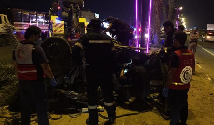 بالصور | مصرع عائلة كاملة بحادث مروع في جازان السعودية