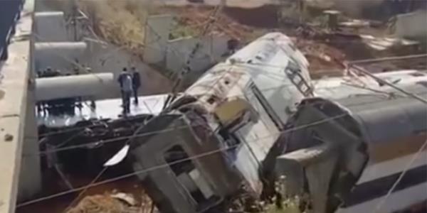 المغرب: حادث قطار الرباط ناجم عن السرعة المفرطة
