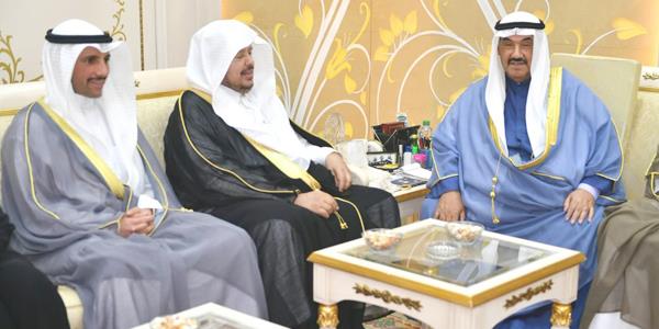 ناصر المحمد يولم على شرف رئيس مجلس الشورى السعودي