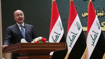 الرئيس العراقي يصل الكويت