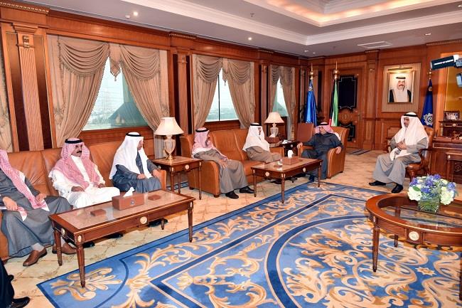 خلال استقباله نائب وزير الداخلية السعودي.. الجراح: تعزيز العلاقات وتبادل الخبرات الأمنية مع المملكة