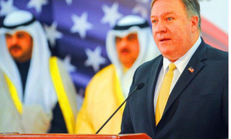 وزير الخارجية الأمريكي يشيد بدور الكويت في حل قضايا المنطقة