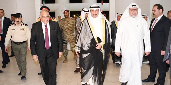 الغانم يبحث ورئيس الوزراء العراقي الأوضاع الأمنية والسياسية في المنطقة