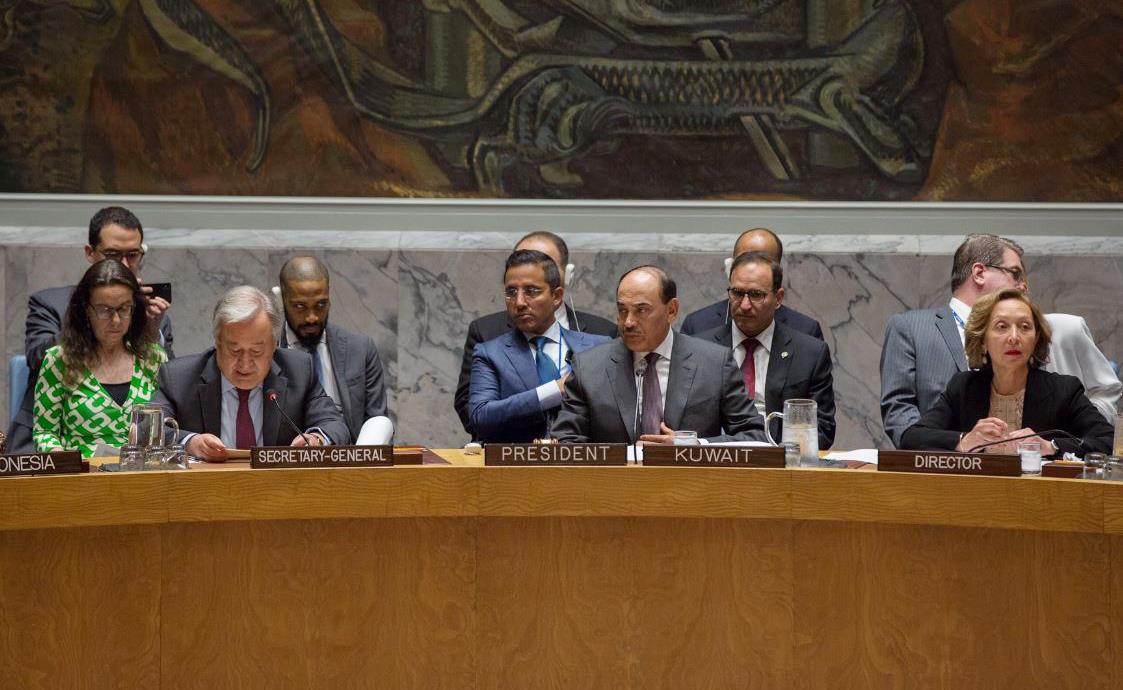 وزير الخارجية يترأس جلسة مجلس الأمن الدولي في الأمم المتحدة