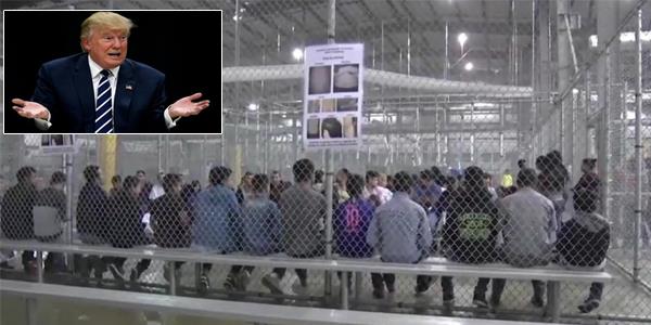 ترامب: إذا كانت مراكز احتجاز المهاجرين غير مرضية فليبقوا في بلادهم