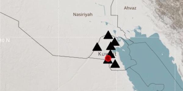 «الشبكة الكويتية» ترصد زلزالا بقوة 3.9 في المناقيش