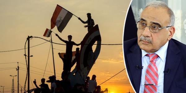 رئيس وزراء العراق: استمرار التظاهرات يجب أن يخدم عودة الحياة الطبيعية