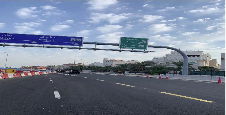 هيئة الطرق: افتتاح جسر تقاطع الدائري السادس مع شارع الغوص