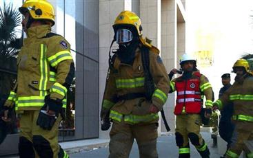 «الإطفاء» تنفذ تمريناً عملياً في مستشفى الرازي الجديد للتدريب على كيفية التصرف في حالات الطوارئ