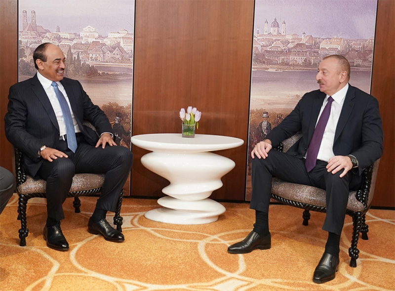 رئيس الوزراء استقبل رئيس أذربيجان في مدينة ميونيخ