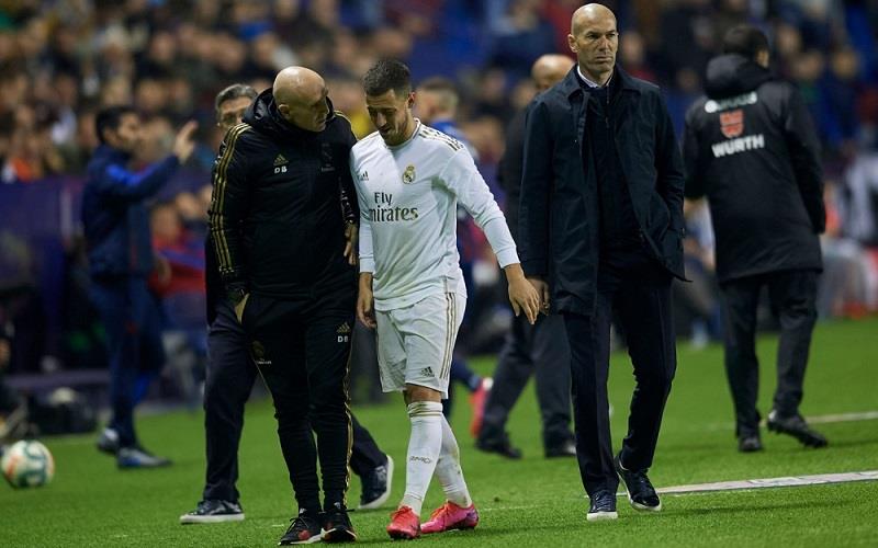 ريال مدريد يعلن إصابة هازارد بكسر في الكاحل الأيمن