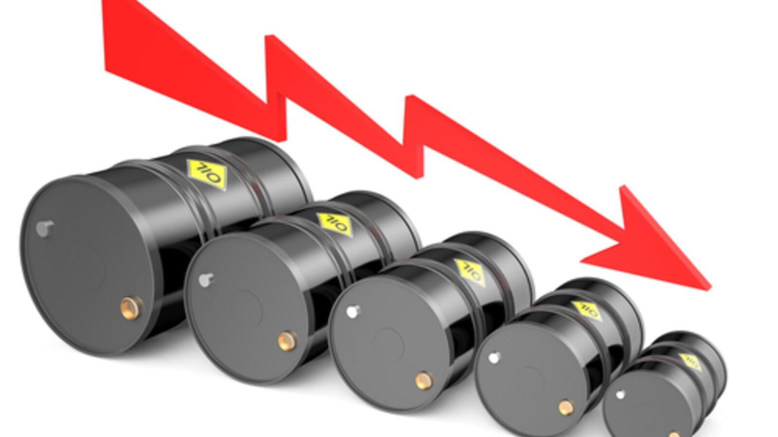 انخفاض حاد في أسعار النفط