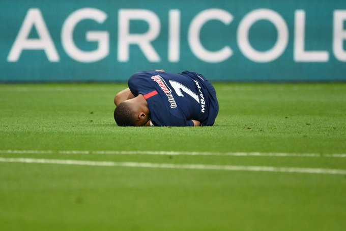 إصابة مبابي في الكاحل خلال نهائي كأس فرنسا