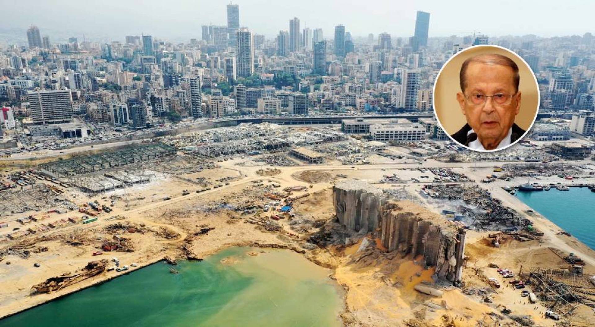 الرئيس اللبناني يرفض إجراء تحقيق دولي في انفجار مرفأ بيروت 