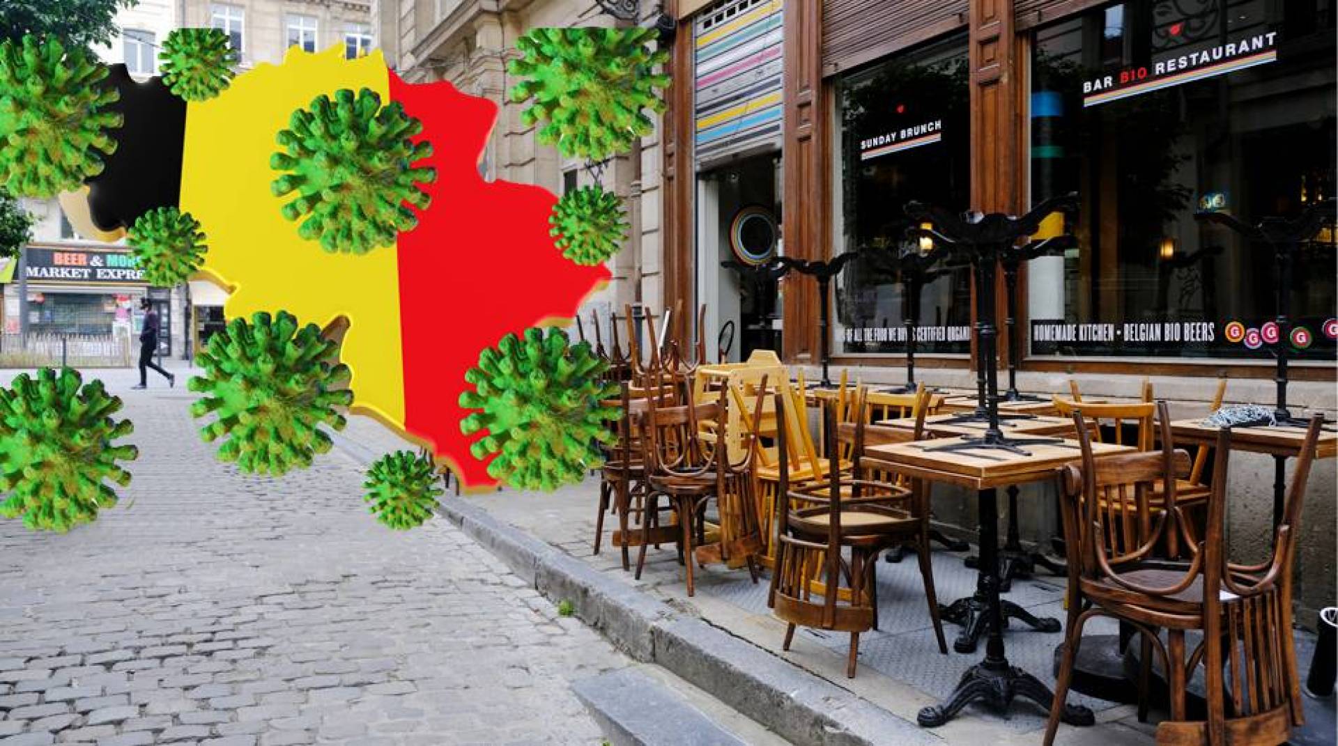 بلجيكا​: إغلاق ​المقاهي والمطاعم​.. أربعة أسابيع