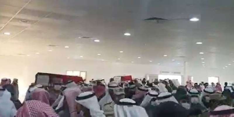تشييع جثامين شهداء الكويت 