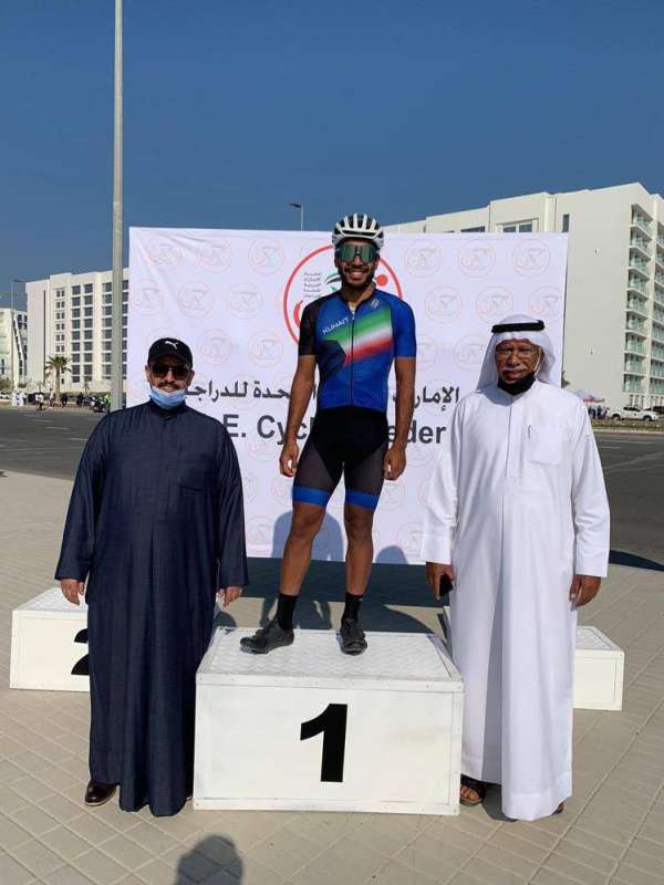 الكويتي خالد الخليفة يحقق المركز الأول في سباق الإمارات للدراجات الهوائية