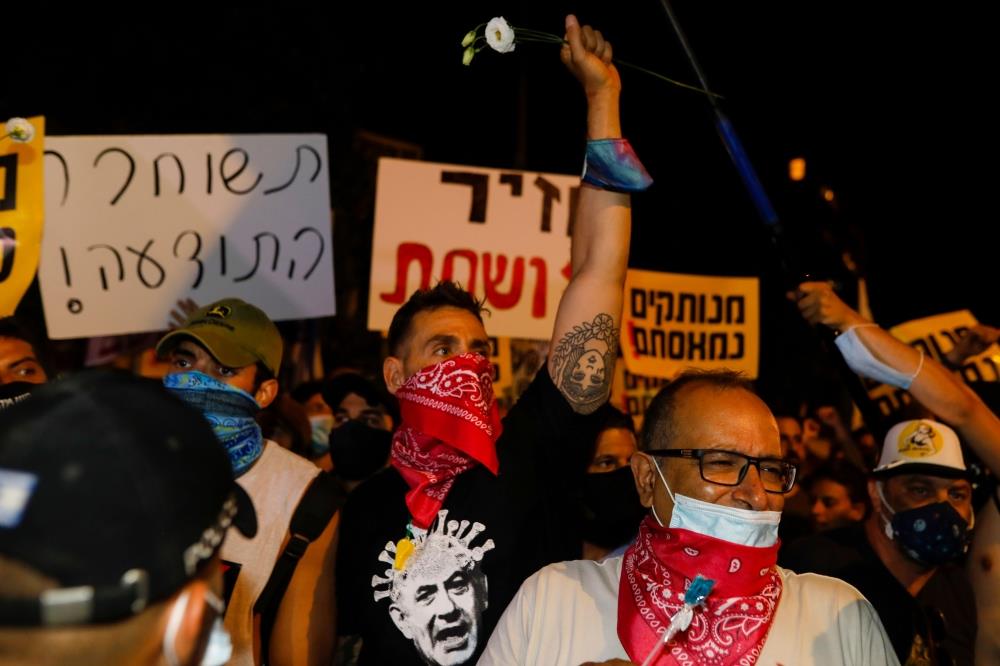 الآلاف يتظاهرون في القدس ضد نتنياهو