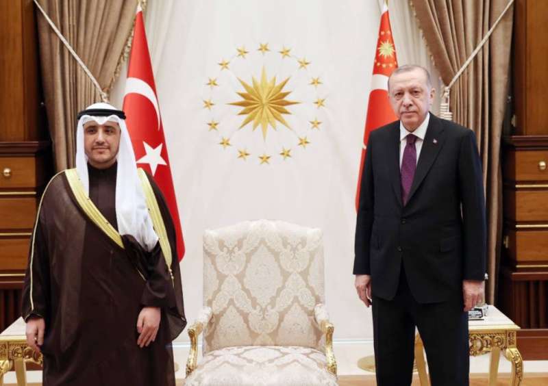 سمو الأمير يبعث برسالة خطية إلى الرئيس التركي 