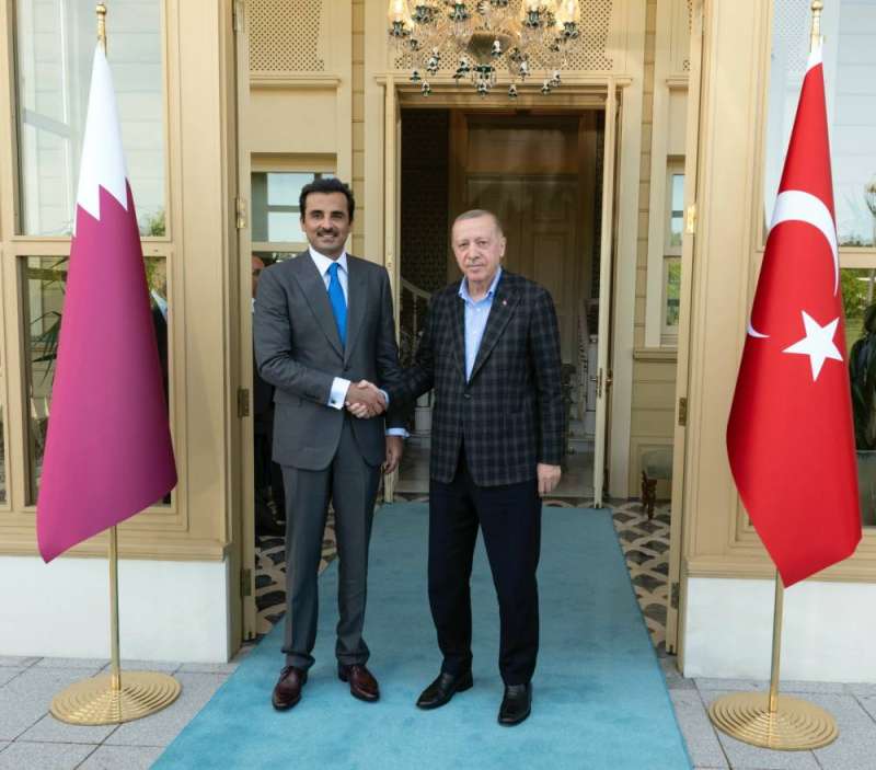 تميم بن حمد وأردوغان يبحثان في إسطنبول العلاقات الإستراتيجية بين قطر وتركيا