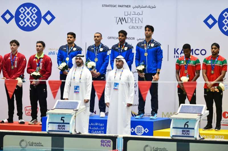 الكويت تعتلي صدارة ترتيب الميداليات في دورة الألعاب الرياضية الخليجية