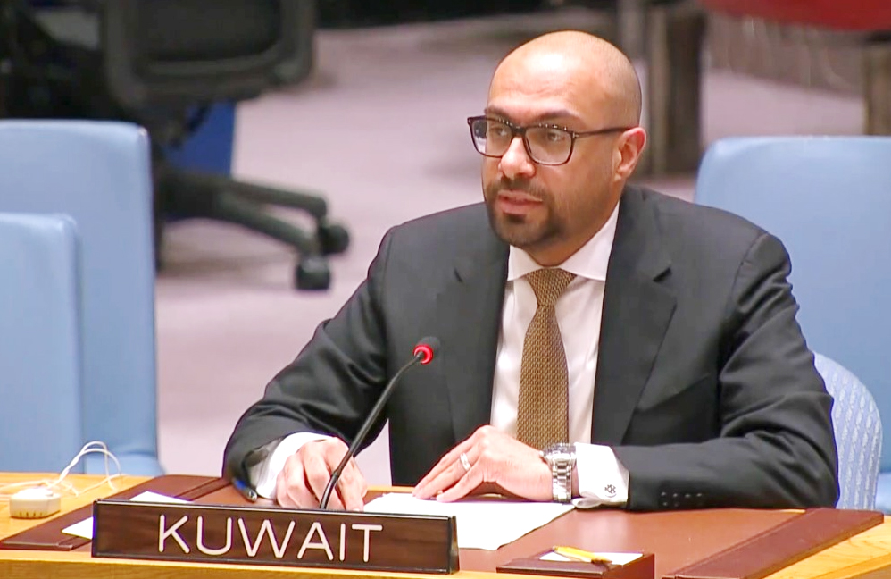 الكويت أمام مجلس الأمن: ندعم الجهود الإقليمية والدولية لتسوية النزاعات سلميًا
