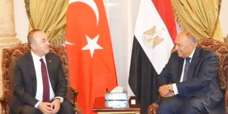 مؤتمر صحافي لوزيري خارجية مصر وتركيا
