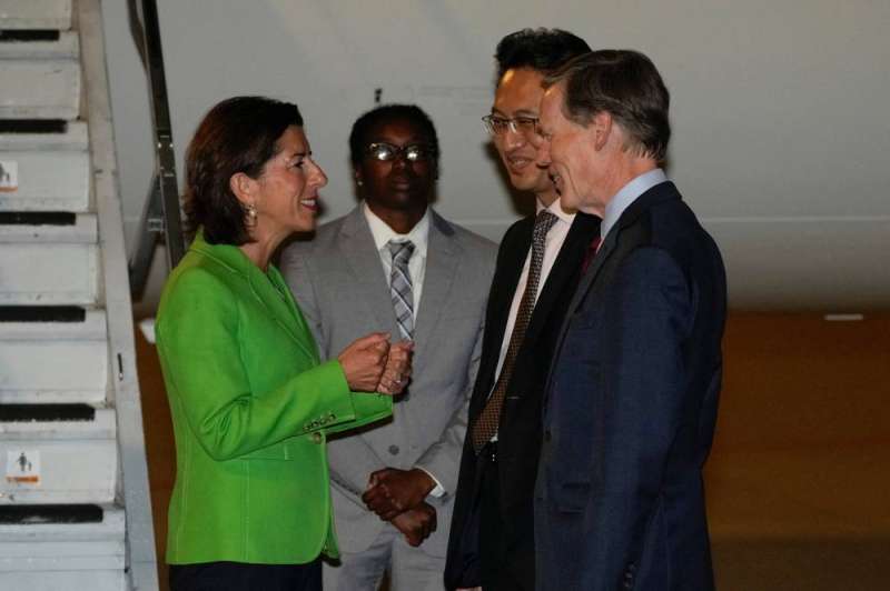 وزيرة التجارة الأميركية تبدأ زيارتها إلى الصين.. لمناقشة «التعاون»
